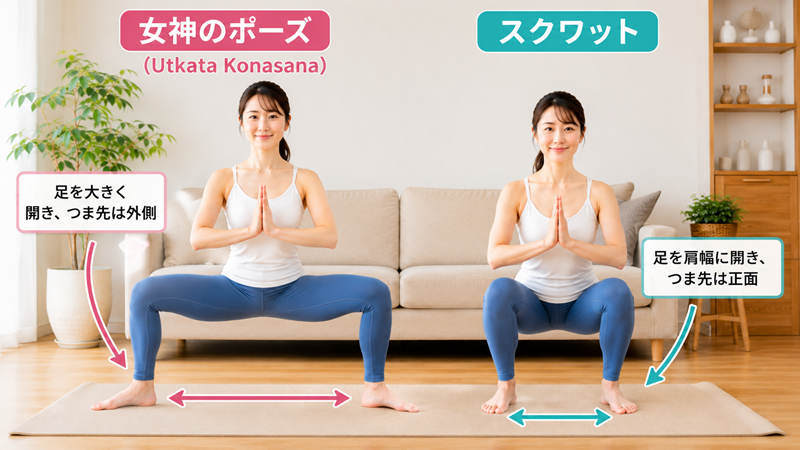 女神のポーズに関するQ&A