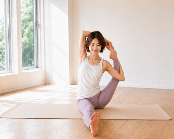 足を頭にかけるポーズができない3つの理由