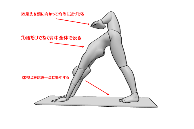 サソリのポーズ コツ