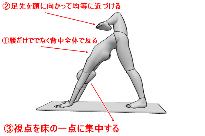 サソリのポーズ コツ