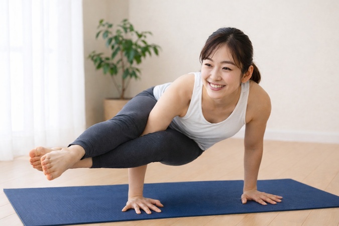 アシュタヴァクラーサナのやり方