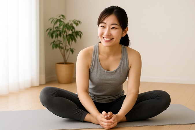 合蹠のポーズを始める前に準備すること