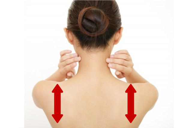 肩甲骨の動き　リラックス