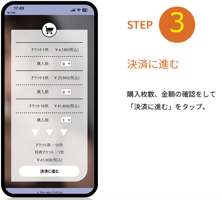 ウェルチケ　購入③